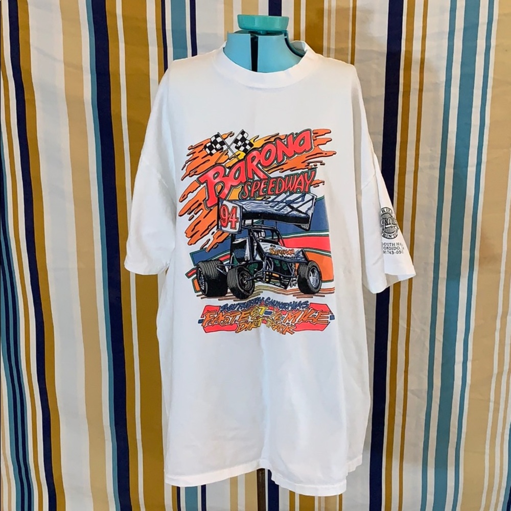 Vintage 90s Barona Speedway Shirt 1994 - Picture 1 of 6